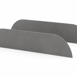Tandem Fender Back – Smooth Steel Trailer Fender Backing Plate Set (2)